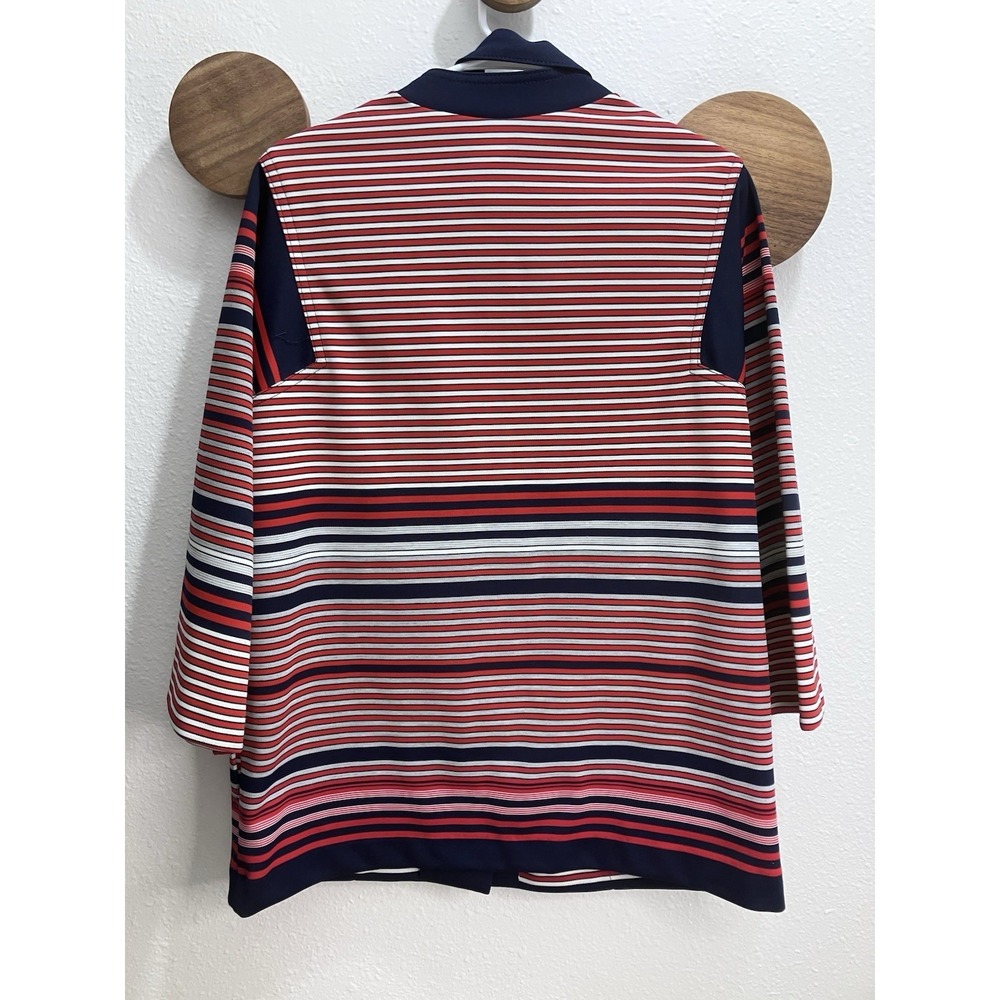 VTG Jack Winter Cardigan Women's M Patriotic USA America Buttons Red White Blue - Picture 6 of 10
